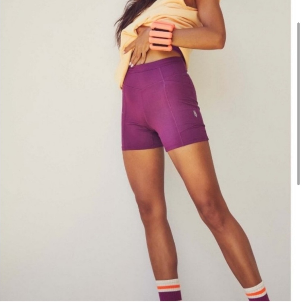 FP Movement Free People Odessa Shorts in Color Acai Size Large